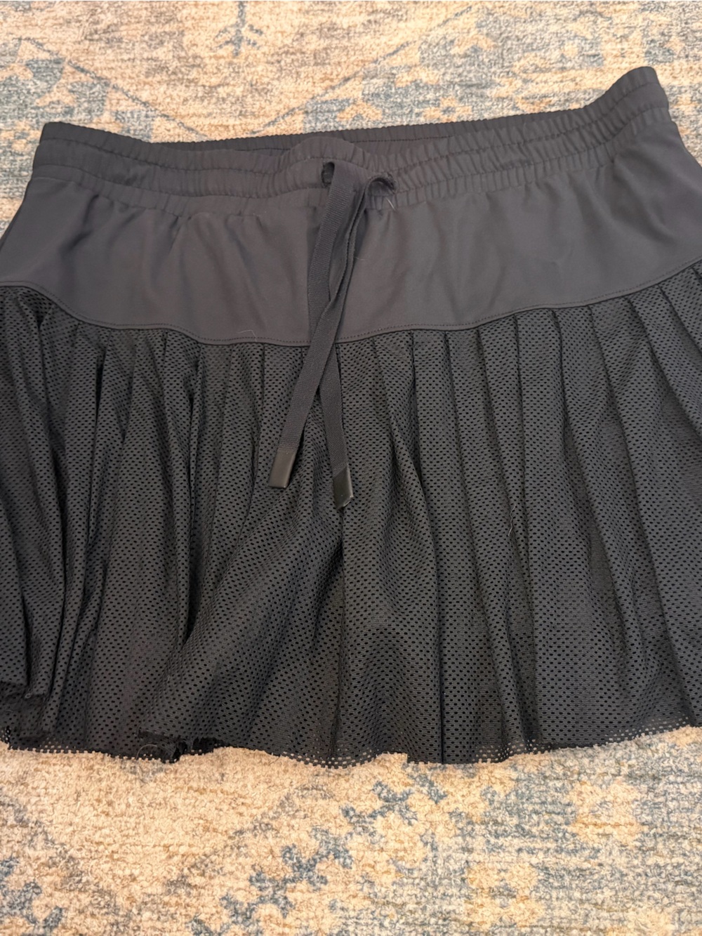 JoyLab Black Pleated Athletic Skirt